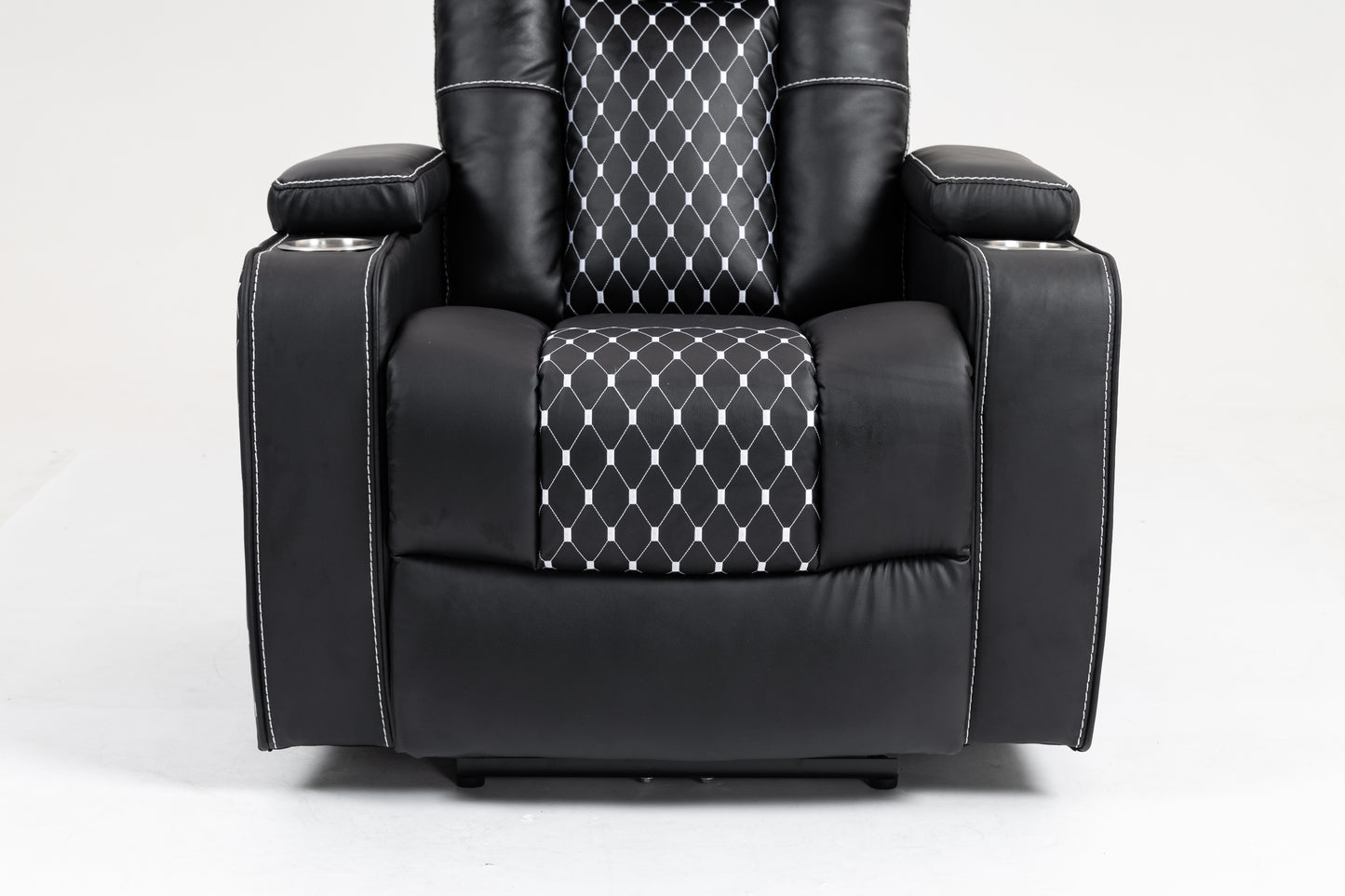 Warner II Power Recliner with Multifunctional Features - Black