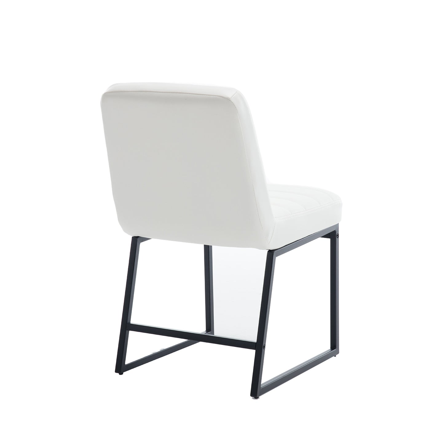 Bibi Dining Chairs with Metal Legs (Set of 2) - Cream