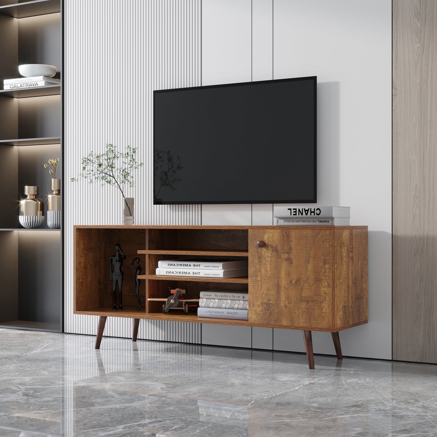 Macho TV Stand - Walnut