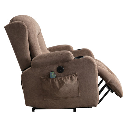 Bonilla Power Lift Recliner Chair - Brown