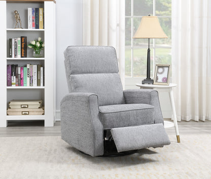 Tavor Swivel Gliding Recliner - Gray