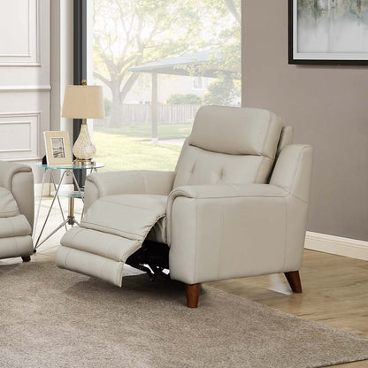 Torino Power Recliner Chair - Off White