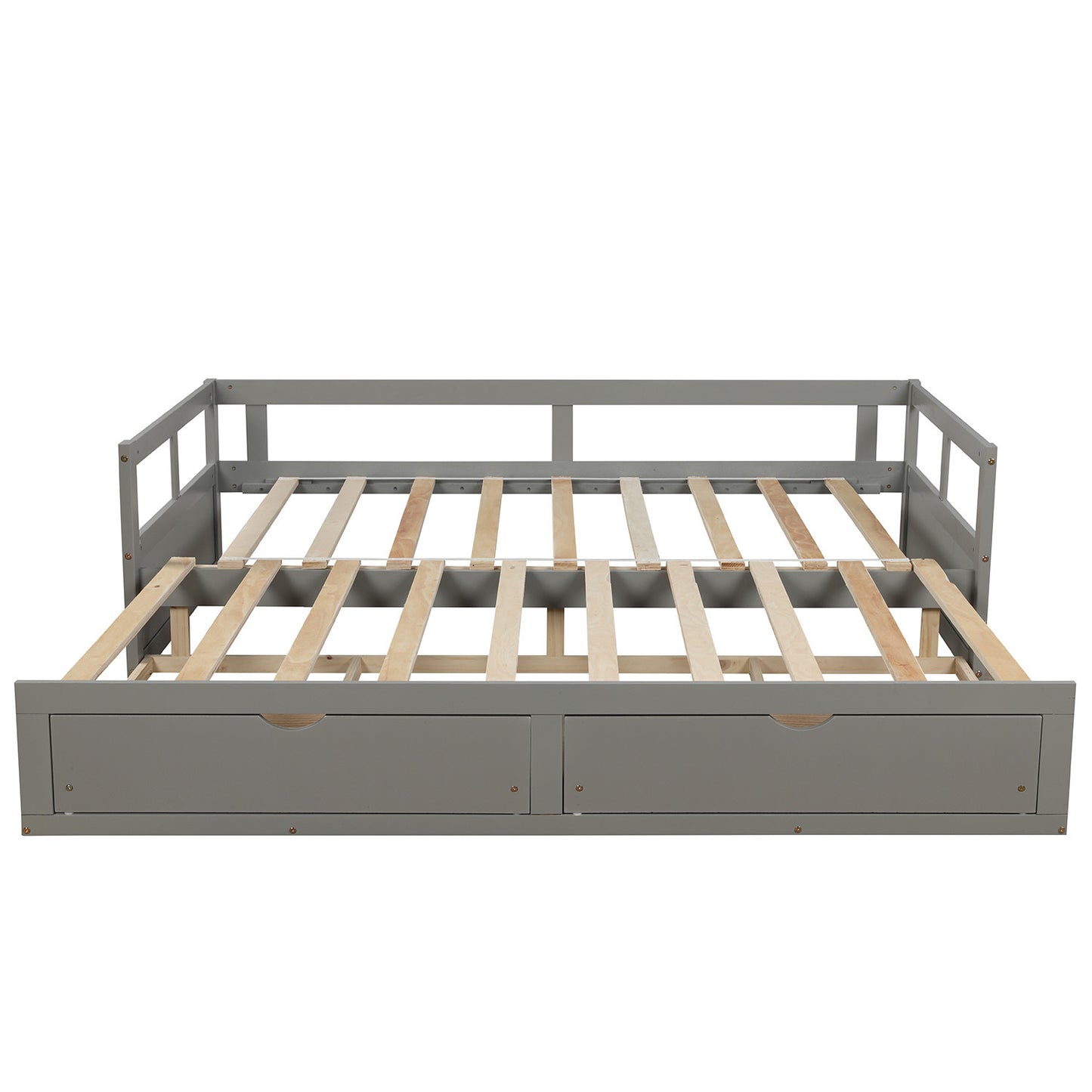 Urban Twin Size Wooden Daybed with 2 Drawers - Gray