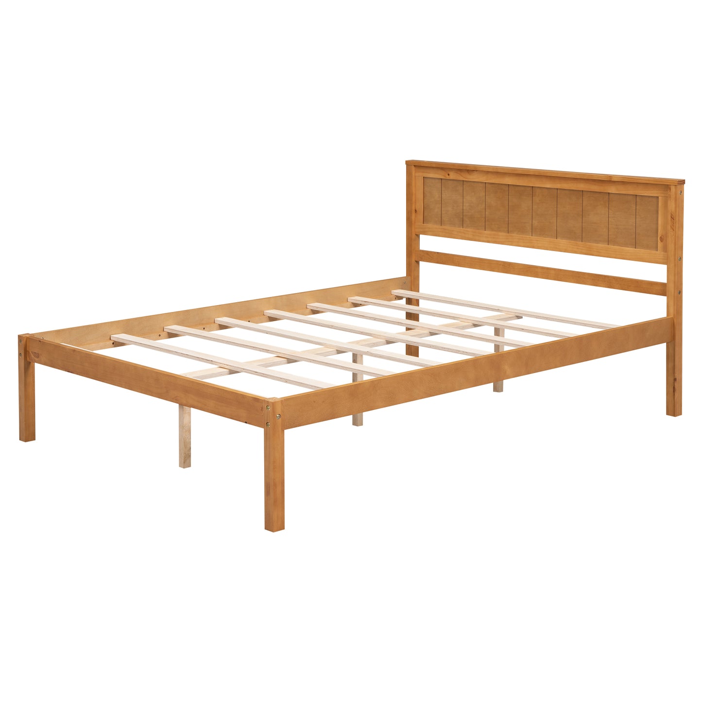 Rhoda Full Size Platform Bed Frame - Oak