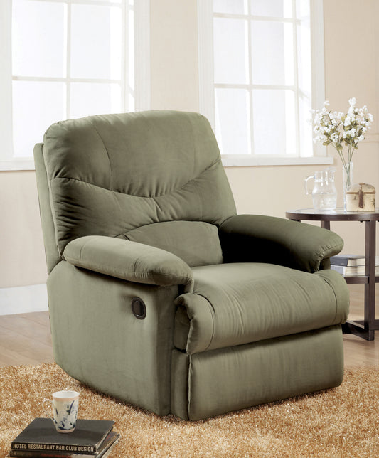 Siena Pillow Top Arms Recliner  - Sage