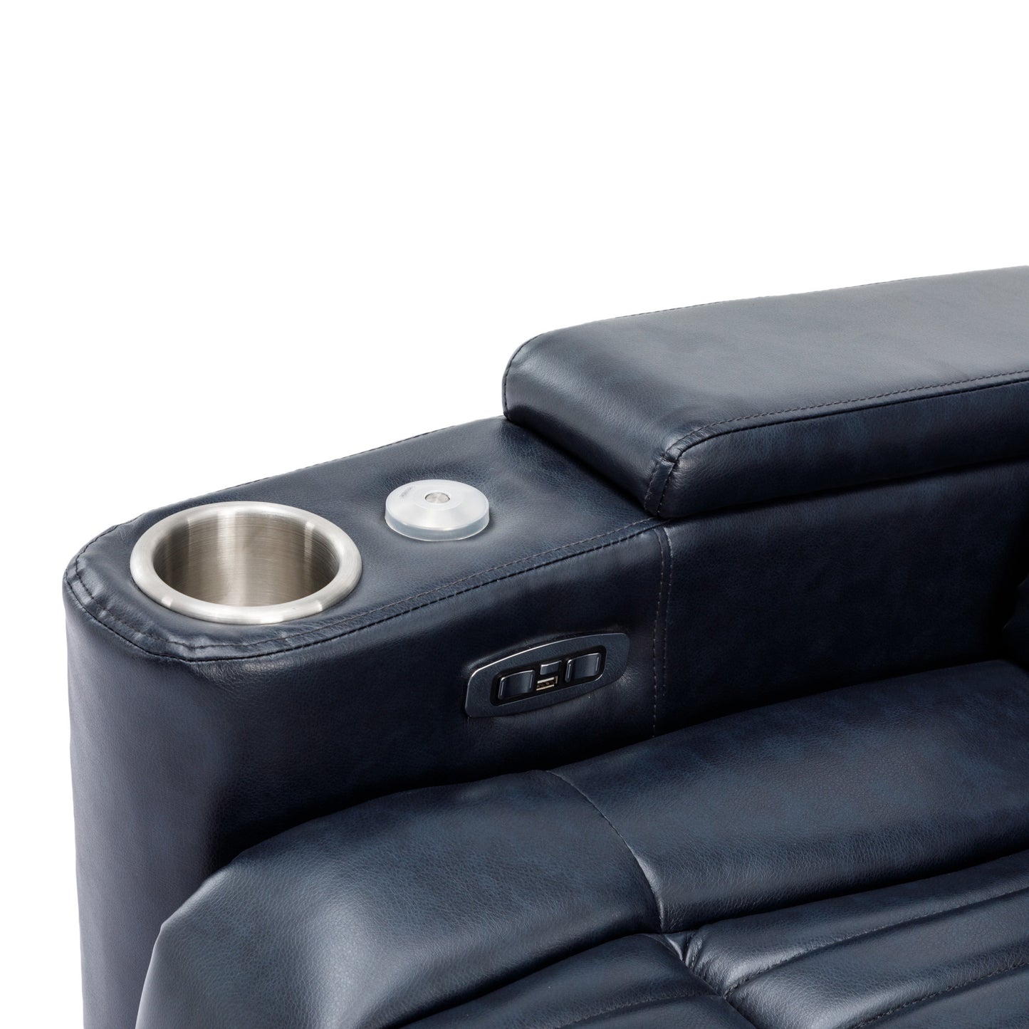 Comfort Max 270 Degree Swivel Power Recliner - Blue