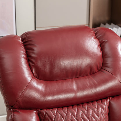 Comfort Max 270 Degree Swivel Power Recliner - Red