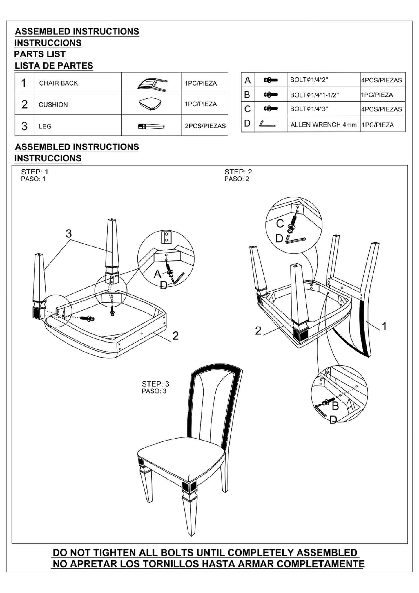 Masa Luxury Dining Chair (Set of 2) - Silver