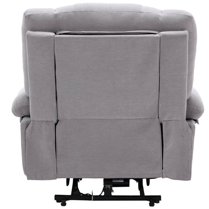 Dawson Power Lift Recliner with Massage - Gray