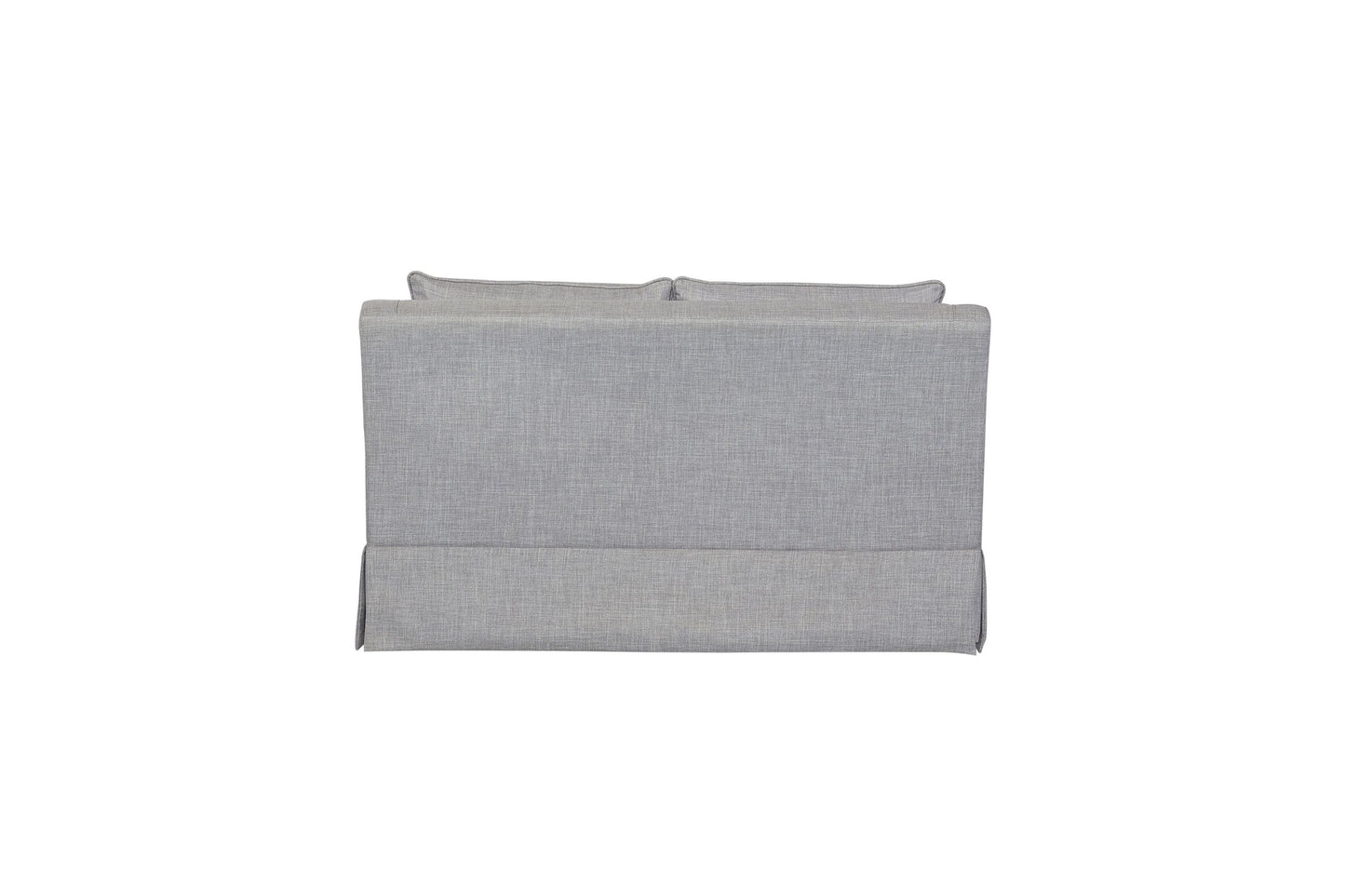 Vega Loveseat with Reversable Cushions and 2 Pillows - Light Gray