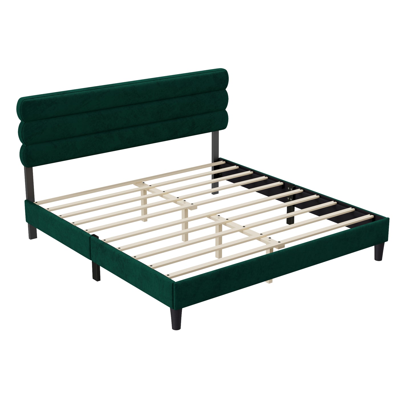 Wee King Size Bed Frame - Dark Green