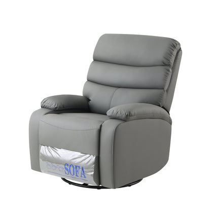 Lexi 360 Degree Swivel Rocking Recliner Chair - Gray