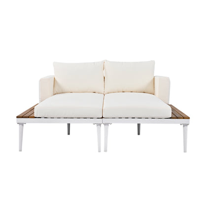 Herta Outdoor Daybed Patio - Beige