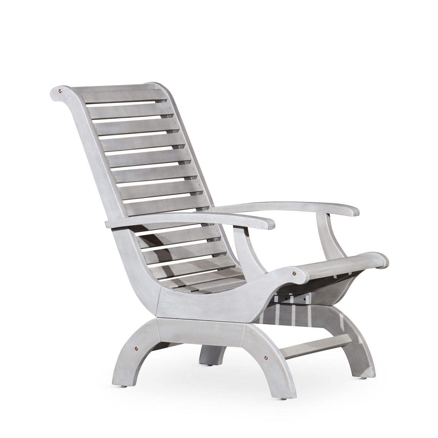 Go Green Eucalyptus Wood Chair - Silver+Gray