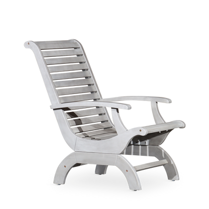 Go Green Eucalyptus Wood Chair - Silver+Gray