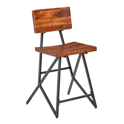 TRESTLE Counter Stool - Brown