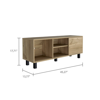 Harrison 3-Shelf Rectangle TV Stand - Light Oak