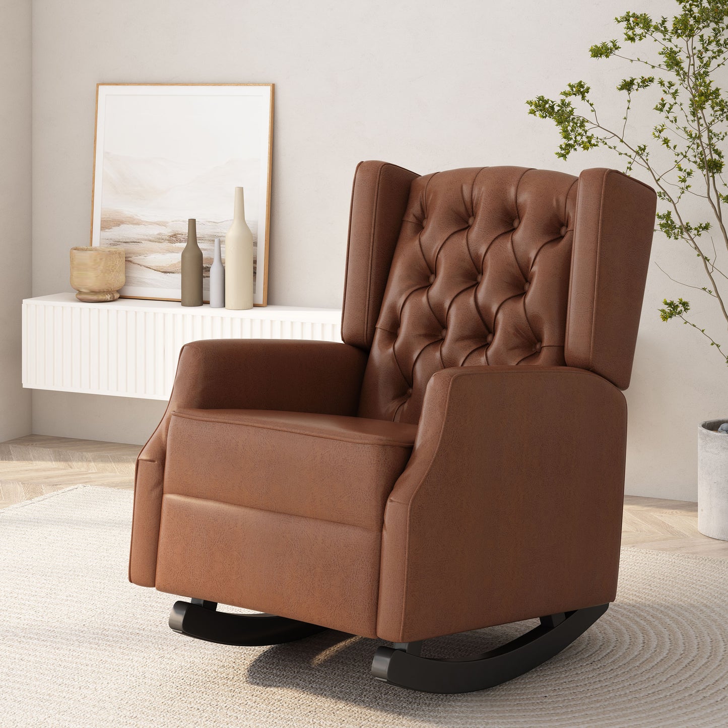 Watson Rocking Chair - Light Brown