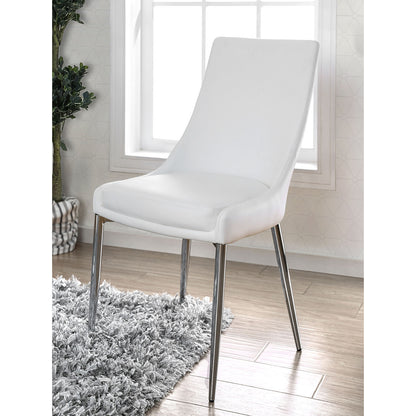 Bryant Leatherette Dining Chairs (Set of 2) - White