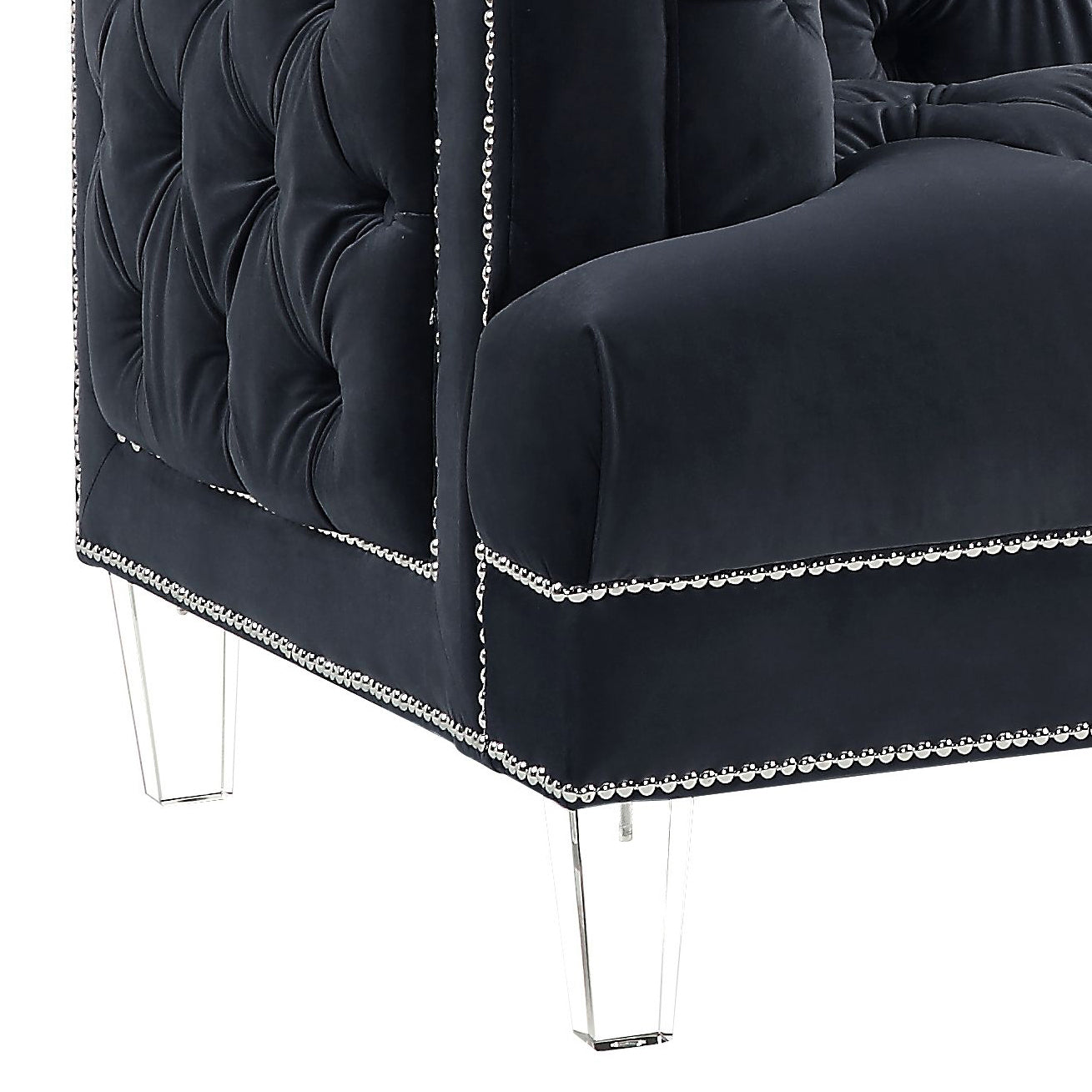 Ansario Velvet Loveseat