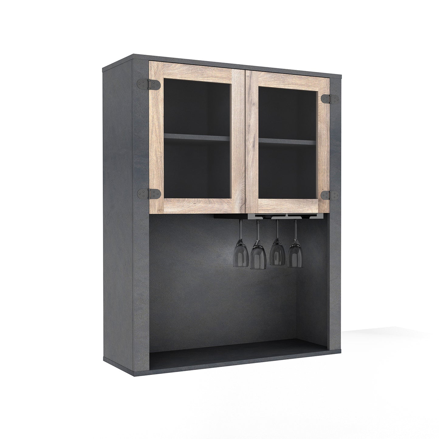 Esco Wine Cabinet - Black