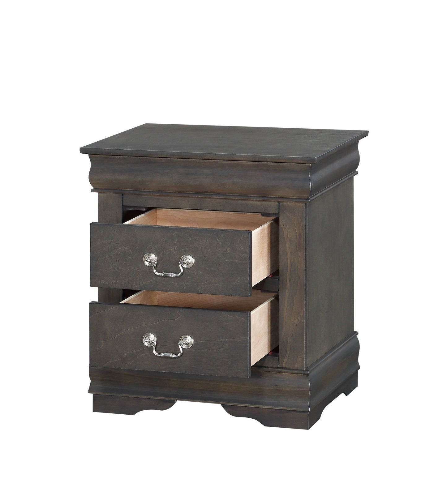 Louis Philippe Nightstand - Dark Gray