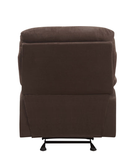 Arcadia Microfiber Recliner - Chocolate