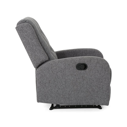 Flora Manual Recliner Chair - Charcoal