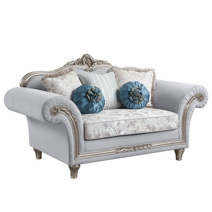 Pelumi Loveseat with 5 Pillows