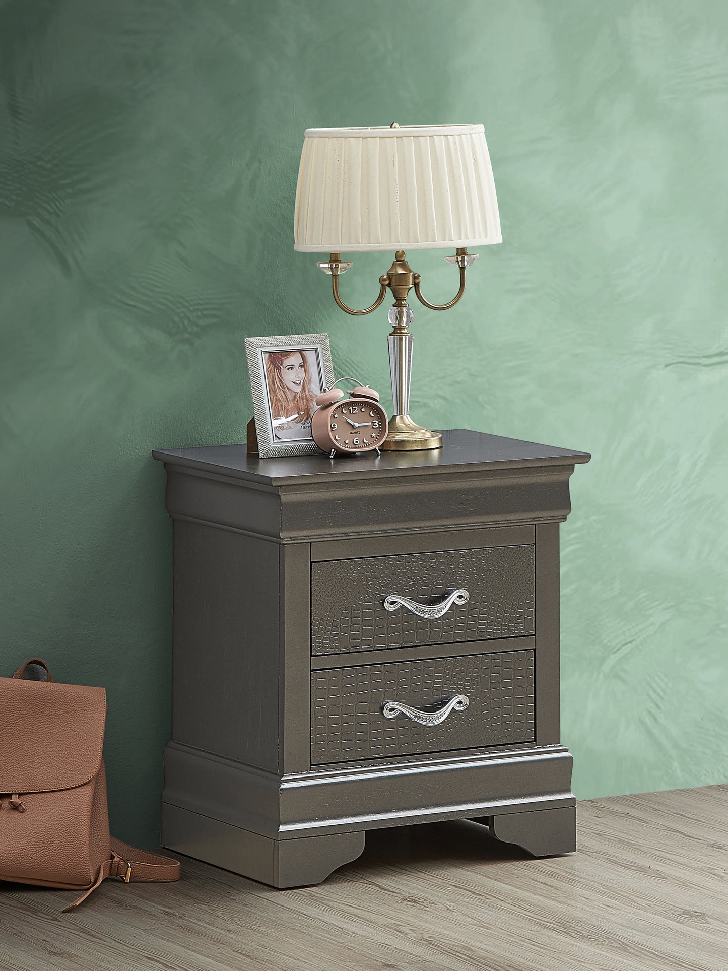 Lorana Nightstand - Black