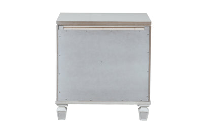 Crystal Nightstand - White