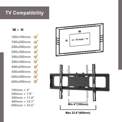 Echo Angle And Height Adjustable Tempered Glass TV Stand - Black