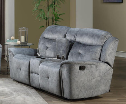 Mariana Fabric Loveseat w/Console (Motion)