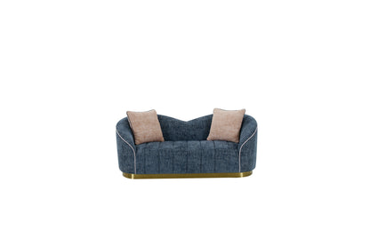 Boone Loveseat - Navy Blue