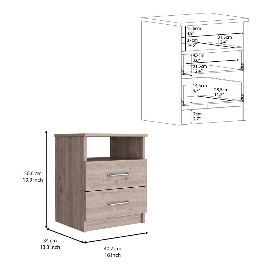 Olienza Nightstand - Gray