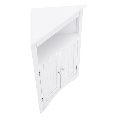 Carson II Corner Cabinet - White