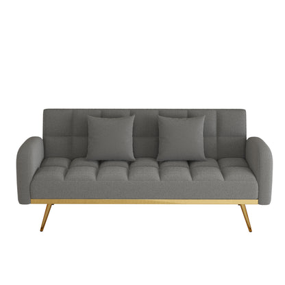 Sonic Convertible Sofa Bed- Gray