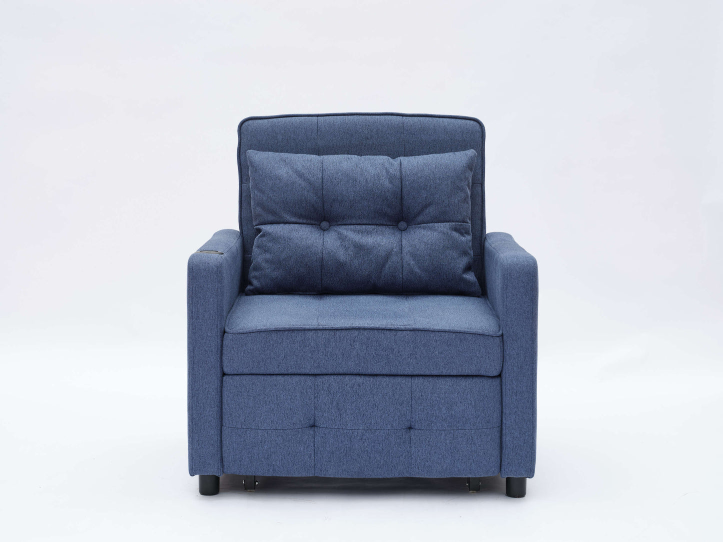 Sleeper Chair 3-in-1 Convertible - Navy Blue