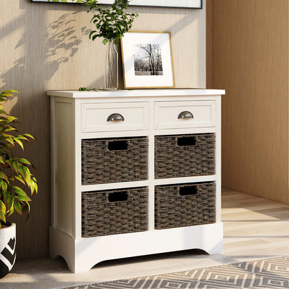 Trex Rustic Storage Cabinet - White