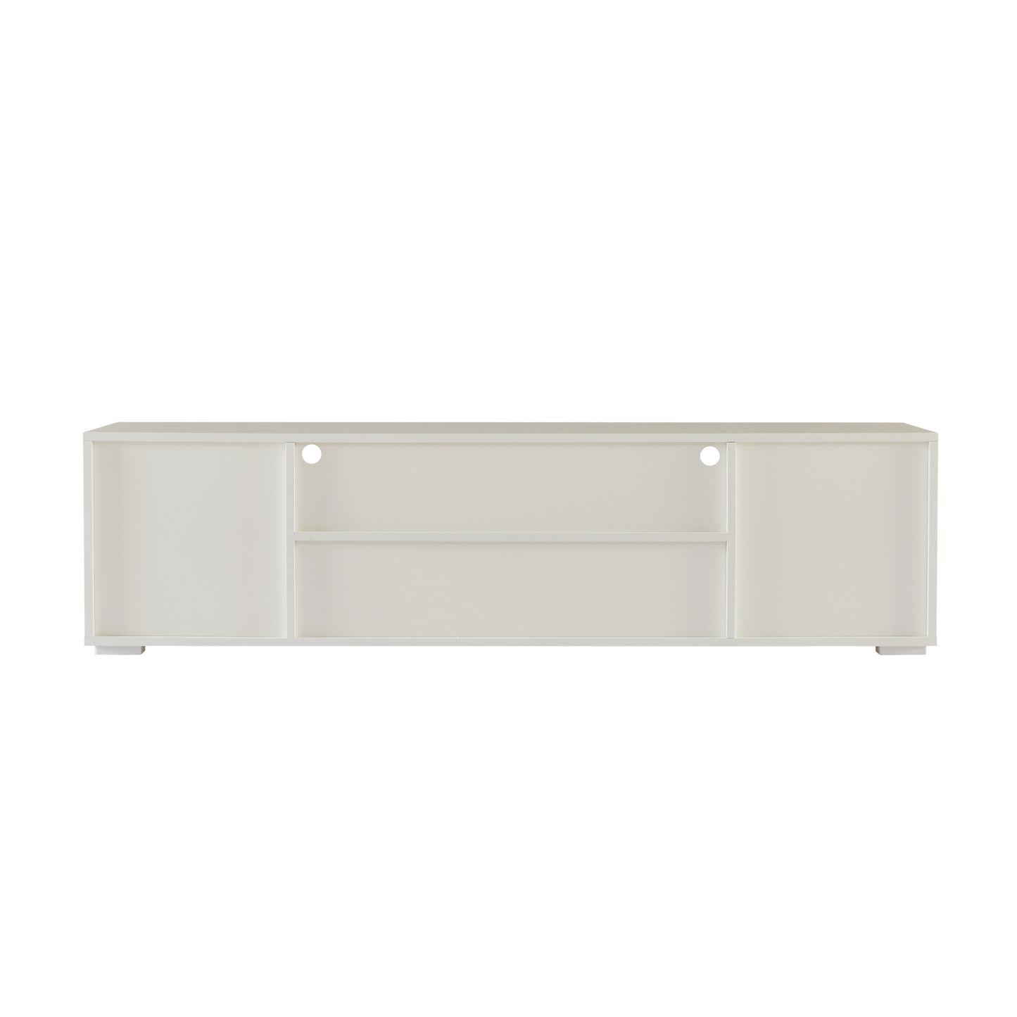 Oasis TV Stand with LED Lights - White