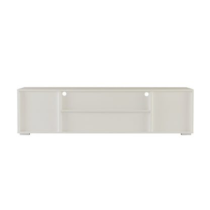 Oasis TV Stand with LED Lights - White