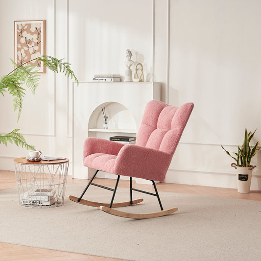 Otto Rocking Chair Nursery - Pink