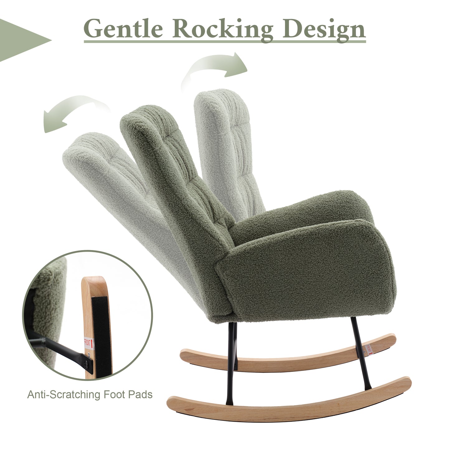 Lyons Nursery Rocking Chair - Green