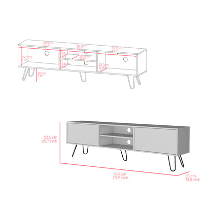 Franklin TV Stand - White