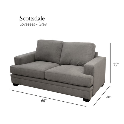 Scottsdale Loveseat - Gray