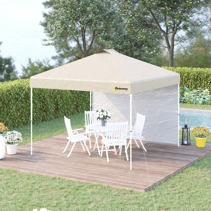 Lulu 10 x 10 ft Pop-Up Canopy Tent - Beige