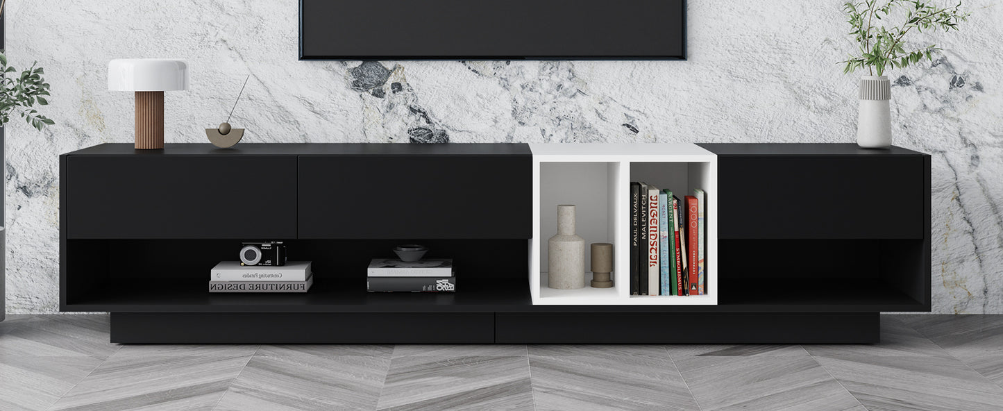 Moka Sleek TV Stand - Black