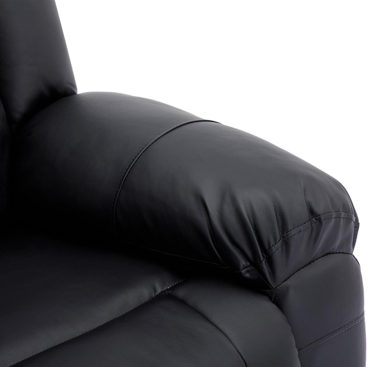 Becerra 360° Swivel Rocker Recliner - Black