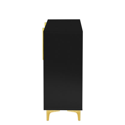 Jin Luxury Storage Cabinet - Black