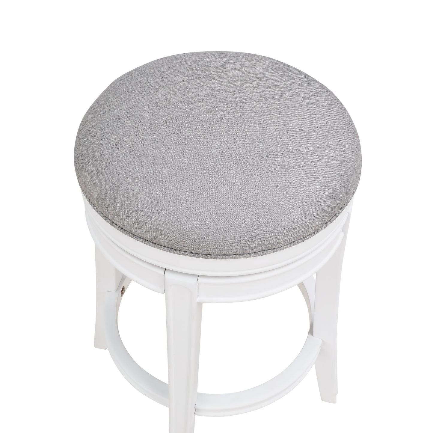 Tulip  Swivel Counter Stool - White